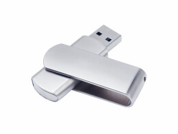 - USB 3.0- флешка на 32 Гб глянцевая поворотная