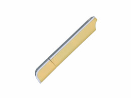 - Флешка 3.0 прямоугольной формы, оригинальный дизайн, двухцветный корпус, 128 Гб, желтый/белый