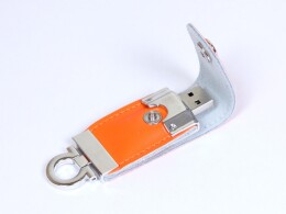 - USB-флешка на 16 Гб в виде брелка, оранжевый