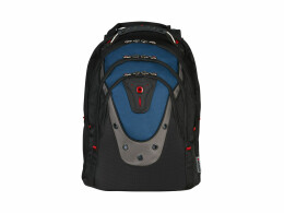 Wenger Рюкзак Ibex WENGER 17", черный/синий, полиэстер/ПВХ, 37 x 26 x 47 см, 23 л