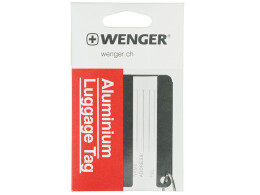 Wenger Бирка для багажа WENGER, черная, алюминий, 8 x 0,3 x 4 см