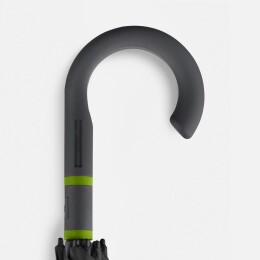 Fare Зонт-трость с цветными спицами Color Style, зеленое яблоко, с серой ручкой