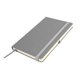 Happy gifts Бизнес-блокнот OXI, A5, серый, твердая обложка, RPET, в линейку