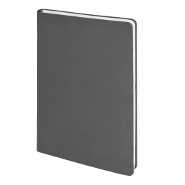 Happy gifts Бизнес-блокнот SMARTI, A5, темно-серый, мягкая обложка, в клетку