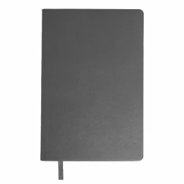 Happy gifts Бизнес-блокнот SMARTI, A5, темно-серый, мягкая обложка, в клетку