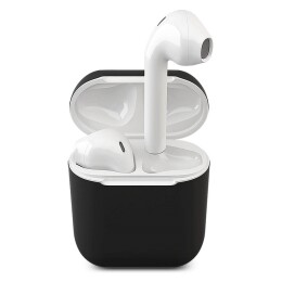 Rusgifts Наушники беспроводные с зарядным боксом TWS AIR V2, цвет белый 