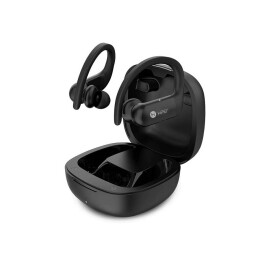 Rusgifts Наушники беспроводные с зарядным боксом HIPER TWS SPORT V2, цвет черный 