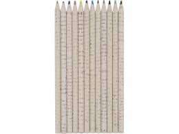 - Набор цветных карандашей из "газетной бумаги" в тубе "News", 12шт.