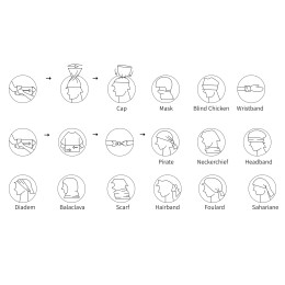 XD Collection Многофункциональный шарф