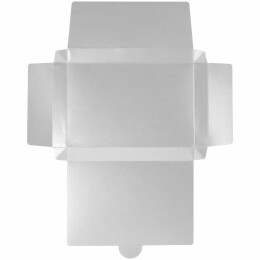 Разное Коробка самосборная Flacky Slim, серебристая