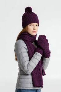 teplo Варежки Heat Trick, баклажановые