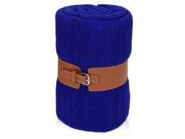 - Плед акриловый Braid NEW, темно-синий