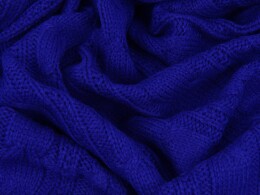 - Плед акриловый Braid NEW, темно-синий