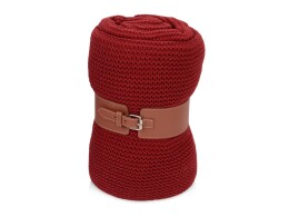 - Плед акриловый Chain, бордовый