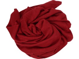 - Плед акриловый Chain, бордовый