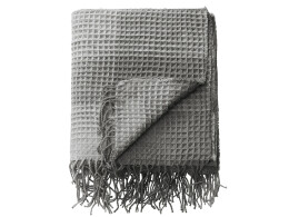 - Плед акриловый Gaufre, серый