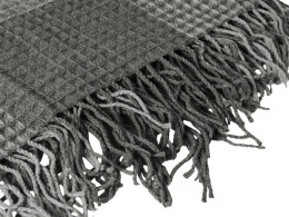 - Плед акриловый Gaufre, серый