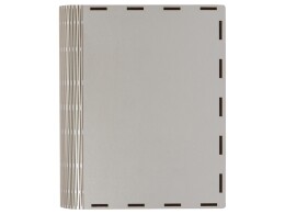 - Деревянная коробка с резной крышкой "Книга", L