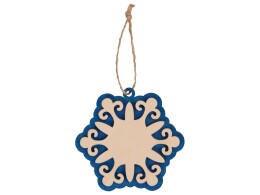 - Подвеска деревянная "Кристаллик"