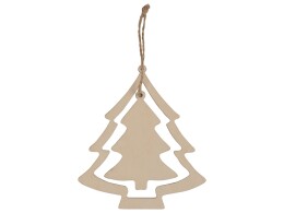 - Подвеска деревянная "Две ёлочки"