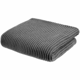 Very Marque Плед Shirr, серый меланж