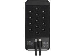 Evolt Портативное беспроводное зарядное устройство «Octopus Air», 5000 mAh, черный