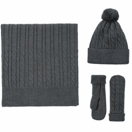 teplo Набор Heat Trick, темно-серый меланж