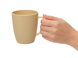 - Кружка из пшеничного волокна Morning, 400 мл, бежевый