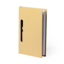 Happy gifts Блокнот со стикерами и ручкой KENDIL, рециклированный картон