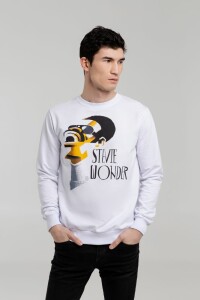 Author's Толстовка «Меламед. Stevie Wonder», белая