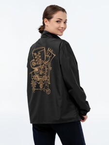 CoolColor Ветровка John Steampunk, черная