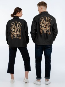 CoolColor Ветровка John Steampunk, черная