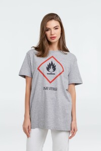 Author's Футболка «Жар-птица», серый меланж