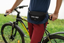 Соль Поясная сумка «Сейчас поищу», черная