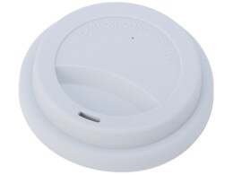 - Стакан с силиконовой крышкой "Cafe", серый