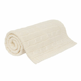 Portobello Пледы Плед Fado вязаный, бежевый (без подарочной коробки)