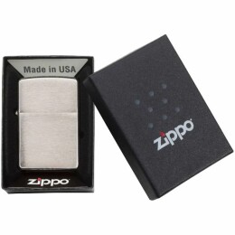 Zippo Зажигалка Zippo Armor Brushed, матовая серебристая