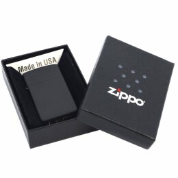 Zippo Зажигалка Zippo Slim Matt, матовая черная