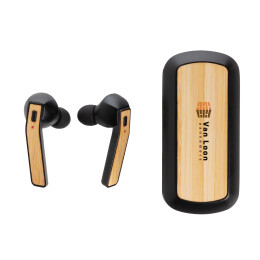 XD Collection Наушники Bamboo Free Flow TWS с чехлом для зарядки