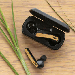 XD Collection Наушники Bamboo Free Flow TWS с чехлом для зарядки