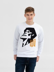 Author's Свитшот «Меламед. Виктор Цой», белый