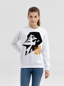 Author's Свитшот «Меламед. Виктор Цой», белый