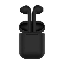 Rusgifts Наушники беспроводные с зарядным боксом TWS AIR SOFT, цвет черный 