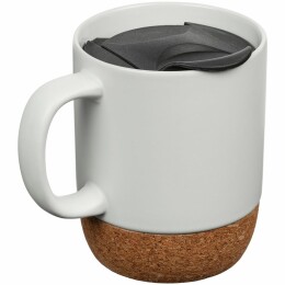 Molti Кружка с пробковой подставкой Corky Walk, белая