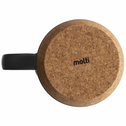 Molti Кружка с пробковой подставкой Corky Walk, белая