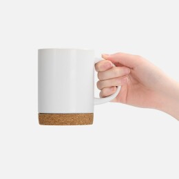 Molti Кружка с пробковой подставкой Corky, белая