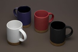 Molti Кружка с пробковой подставкой Corky, белая