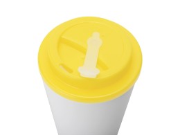 - Пластиковый стакан с двойными стенками Take away