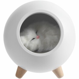 Molti Беспроводная лампа-колонка Right Meow, белая