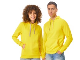 US Basic Толстовка унисекс "Stream" с капюшоном, жёлтый